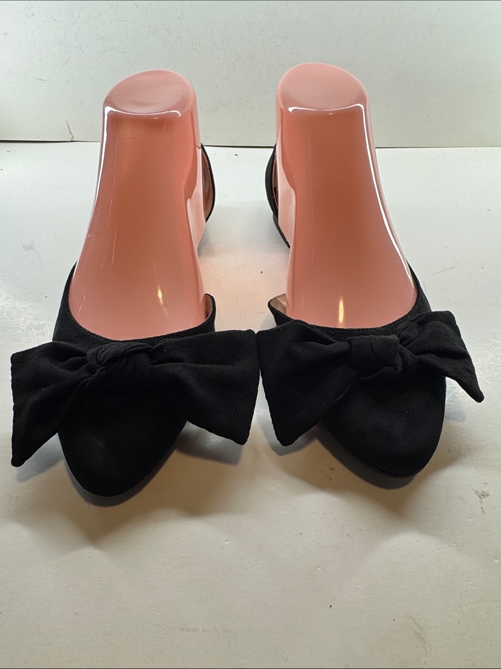 Women’s Black Bow Pointed Toe Flats